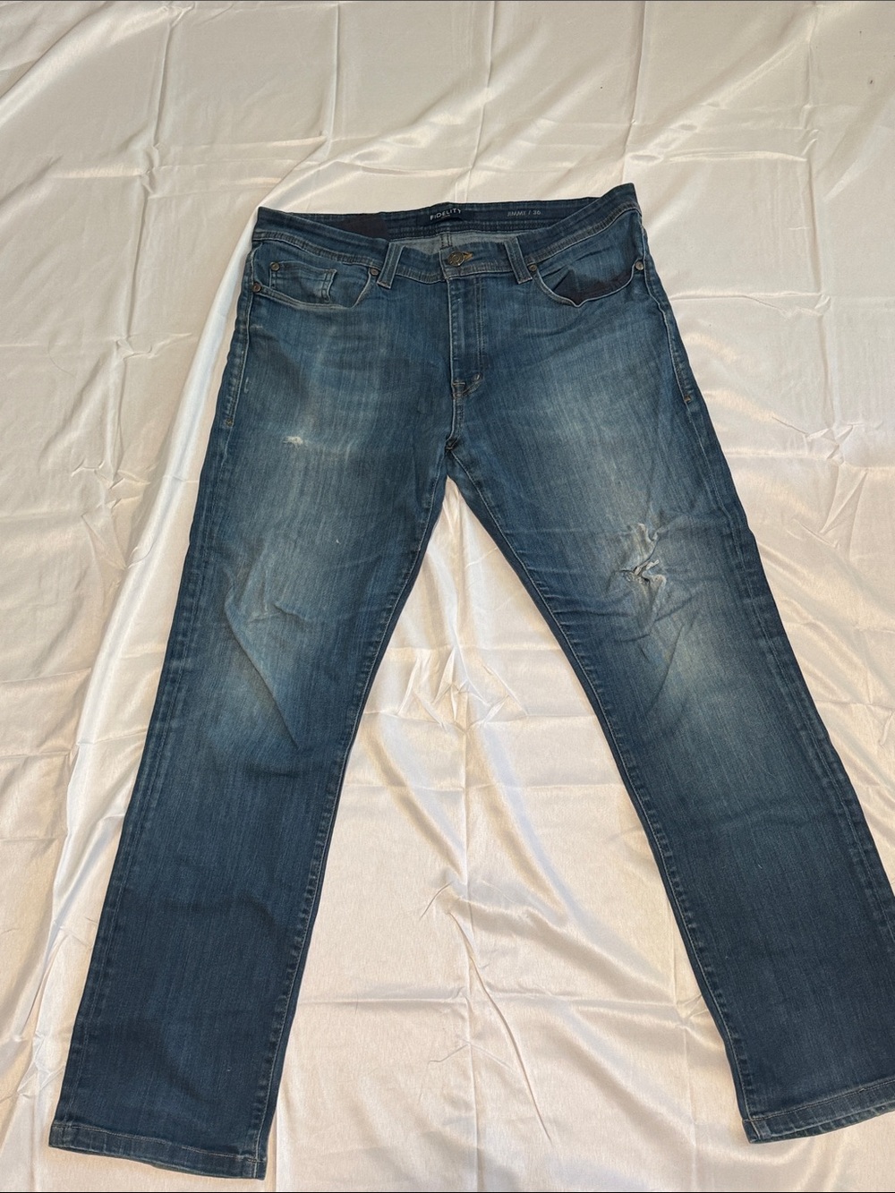 Fidelity Females Dark Blue Straight Jeans